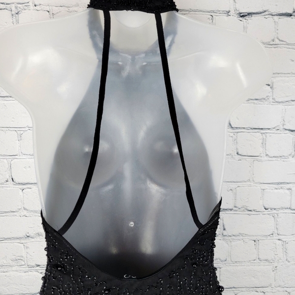 NWT Windsor Size M Beaded Backless Mini Dress - Picture 4 of 8